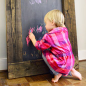 Making A Rustic Chalkboard
