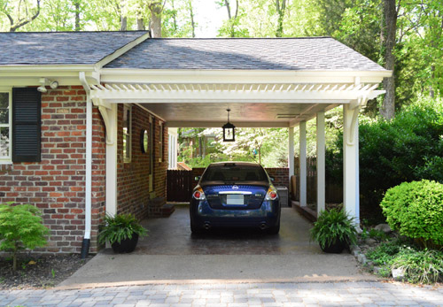 Carport Beside Garage