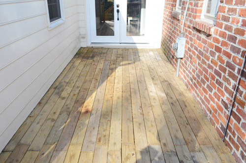 Powerwash 4 Deck Before