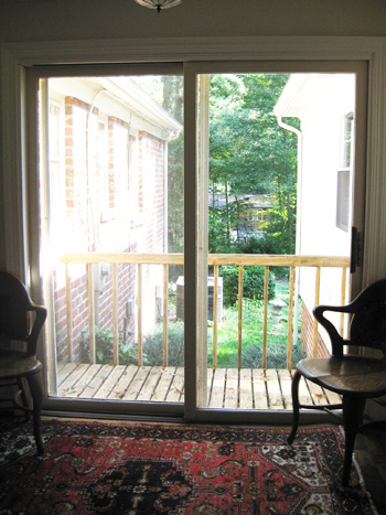 Before Photo Of Gap Between Original House And Addition