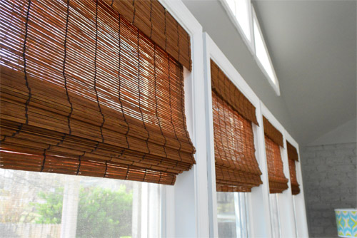 bamboo window treatments