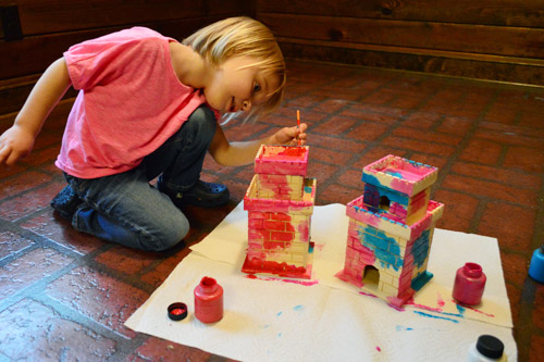 Clara Painting Castles