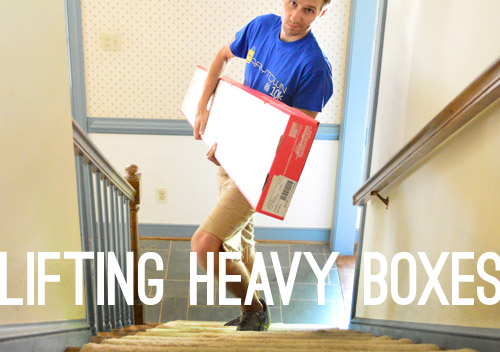 Hard Lifting Heavy Boxes