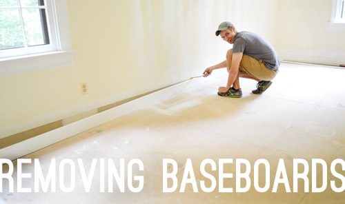 Hard Removing Baseboards