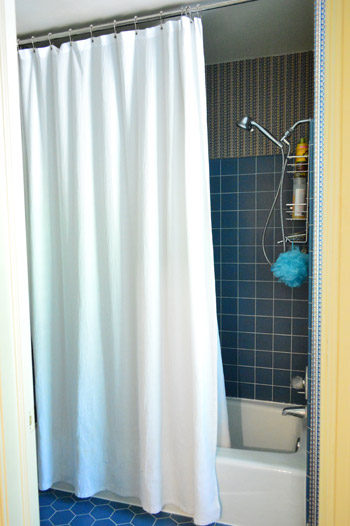 Remove An Old Sliding Shower Door, Replacing Shower Curtain With Glass Door