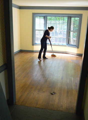 How To Clean Gloss Up And Seal Dull Old Hardwood Floors Young