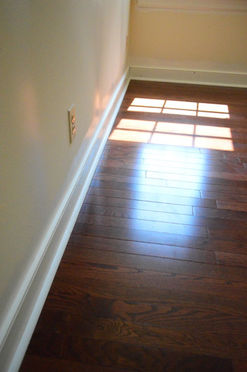 how to nail hardwood floor near wall