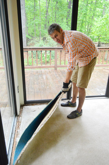 Removing The Rug Pad Tack Strips