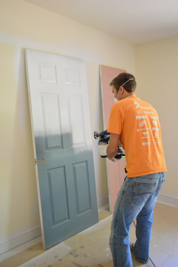 Priming And Painting Our Trim And Doors With A Paint Sprayer