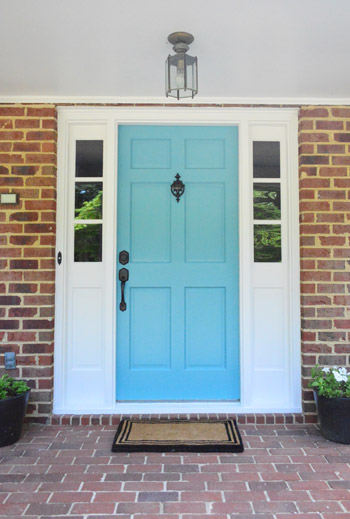 How to Choose a Front Door Color for Your Brick House