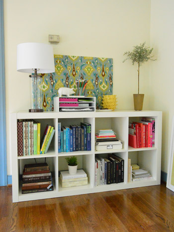 bookcase changing table