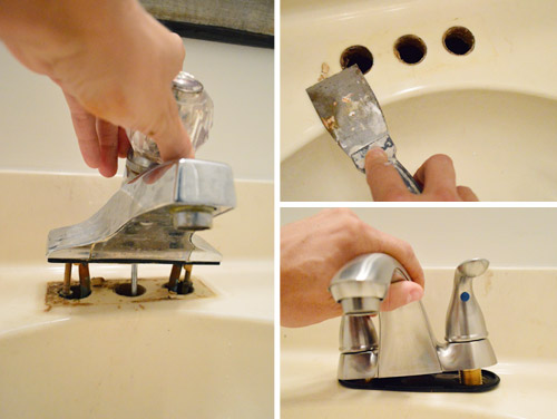 How to Clean Gunk Off Faucets - First Home Love Life