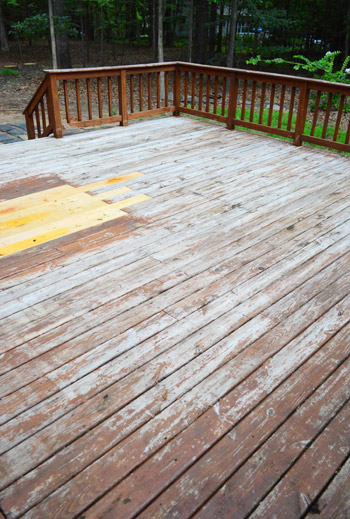 How To Strip Clean A Deck For Stain, How To Get Wood Stain Off Concrete Patio