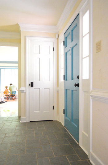 How did you finish your interior back doors?