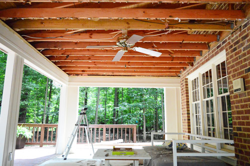 Tearing Down An Old Ceiling So We Can Vault It Young