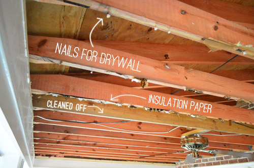 How To Tear Down An Old Ceiling Young