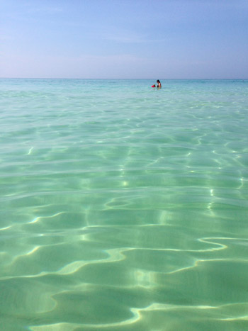 Destin Way Out In Water