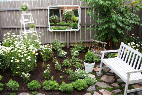 Garden Bench Mirror