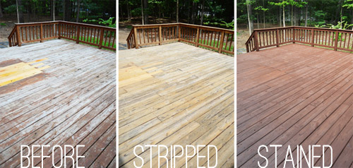 Stain After Side By Side