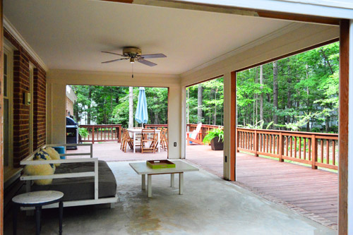 Open Er Up Converting A Sunroom Into A Veranda Young House Love