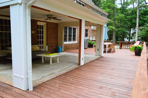 Open Er Up Converting A Sunroom Into A Veranda Young House Love