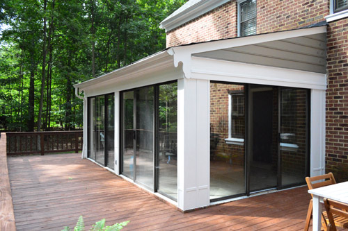 Open Er Up Converting A Sunroom Into A Veranda Young