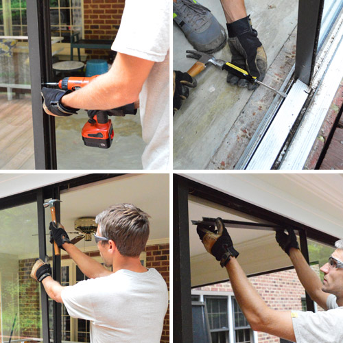 Sunroom 6 Removing Frame