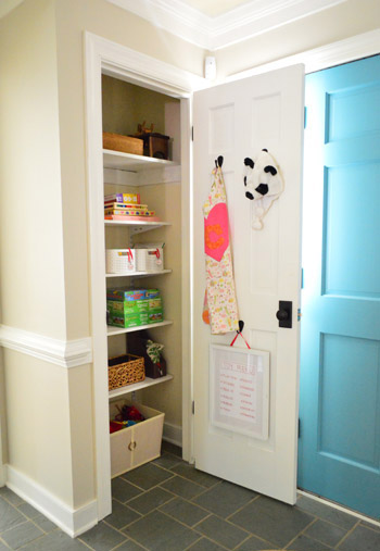 Turn old toys into wardrobe hooks