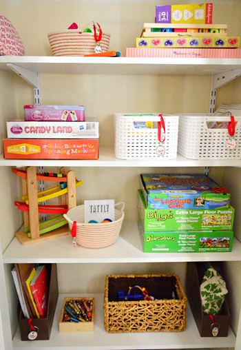 kids toy closet