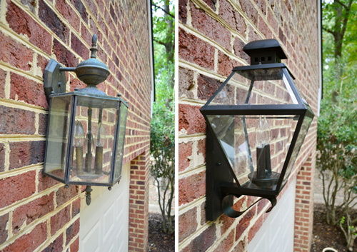 Outdoor lights for corner deals of house