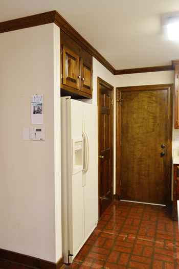 Kitchen 21 Trim Back Up Fridge