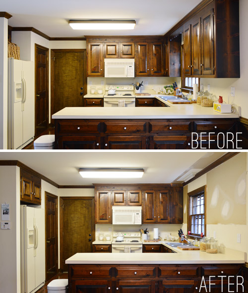 Removing Some Kitchen Cabinets Rehanging One Young House Love