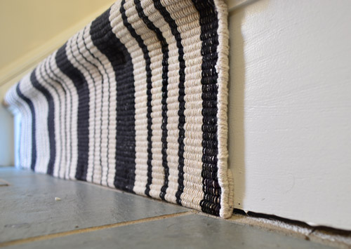 Easy DIY Staircase Makeover with Stair Runner Rugs