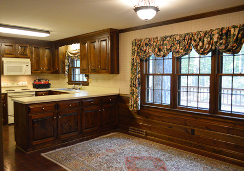 Painting Dark Trim Paneling In The Kitchen Young House Love