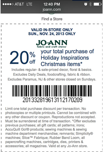 Coupon Joann1