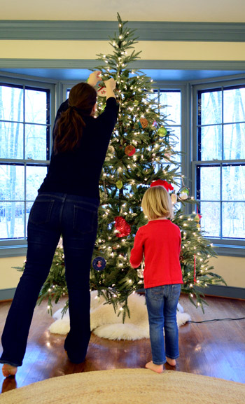 Decorating Sherry Reaching