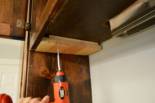 A Simple Solution to Unfinished Backsplash when Removing a Microwave Range  Hood — House by the Preserve