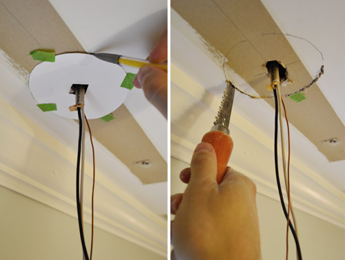 How To Replace An Old Fluorescent Light Fixture Young House Love