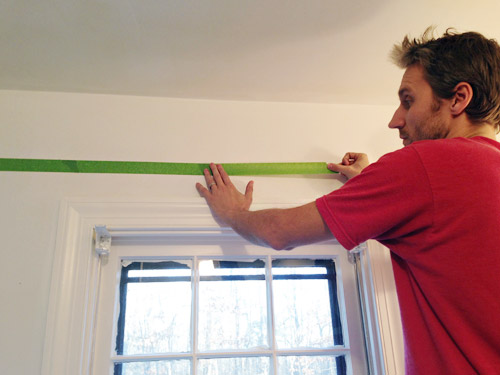 Adding Color And Trim To A Bathroom Ceiling Young House Love