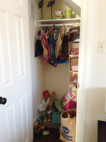 Craft Organization via Storage Closet - My Mess Organized