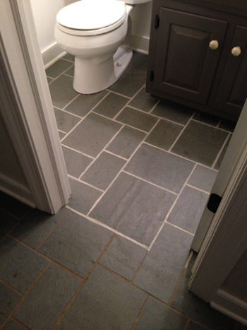 The Only Way We Got Our Stained Grout, How To Redo Bathroom Tile Grout