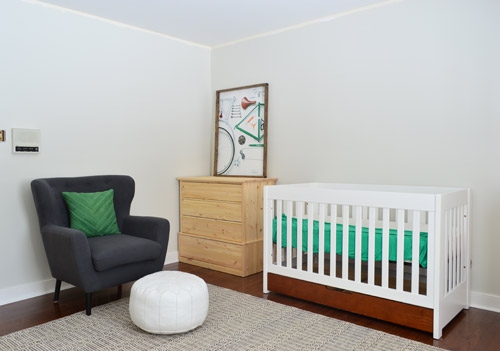 Stylish Baby Nursery: Crib Bumpers in Two Cool Fabs - Sew4Home