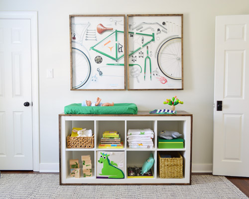 Bookcase sales changing table