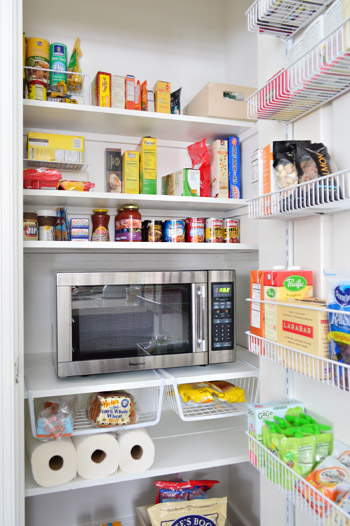 Storage Solutions for a Skinny Pantry - The Homes I Have Made