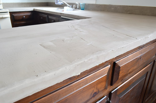 Trying Our Hand At Diy Ardex Concrete Counters Young House Love