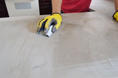 Ardex 17 Hand Sanding