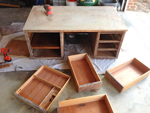 Desk 9 Sanded