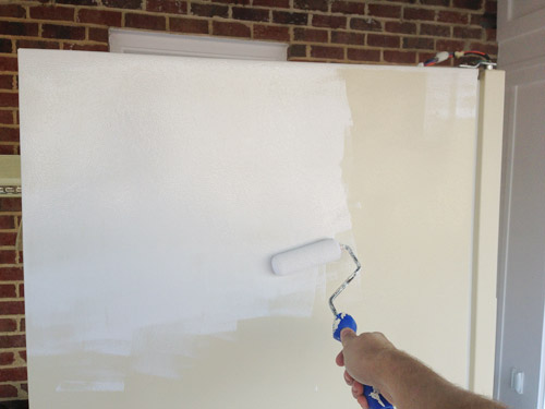 How To Paint A Refrigerator Young House Love