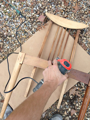 Girl CHAIR Sanding