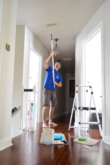 Hallway 4 Painting Ceiling